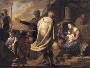 Bernardo Cavallino The adoration of the Magi oil painting